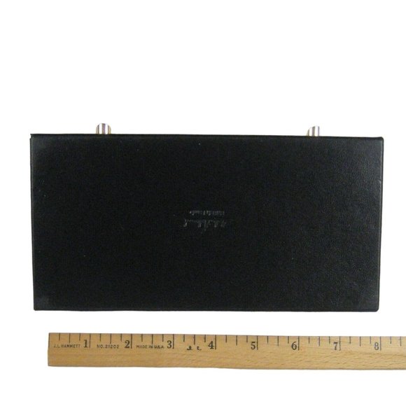 Charles Underwood NO PENS Double Desk Set 10 X 4 Inch British Lamb Black - Picture 7 of 8